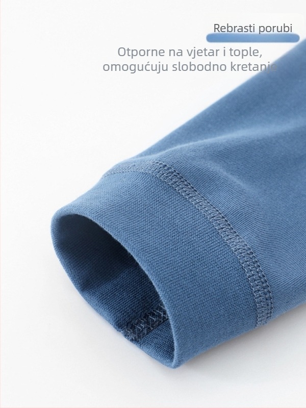 Dječji leggingsi od 100% pamuka, Klasa A, mekani unisex dugi hlače za bebe i djecu za proljeće i jesen