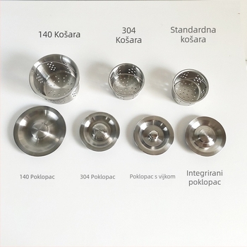 Poklopac odvoda za sudoper od nehrđajućeg čelika