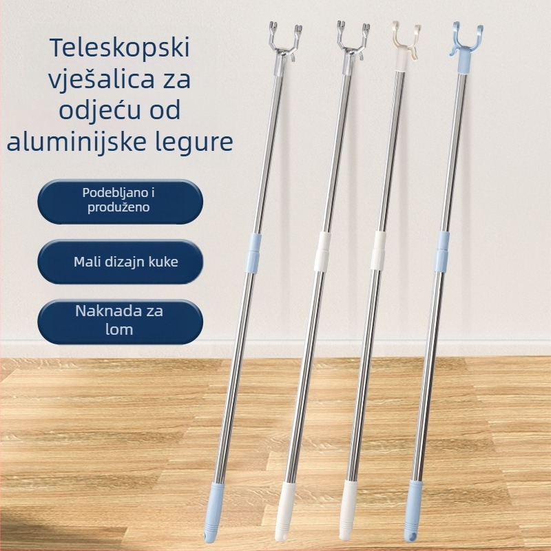 Glava za sušenje odjeće od aluminijske legure, otporna, s unutarnjim otvorom od 19 mm, dostupna u različitim bojama