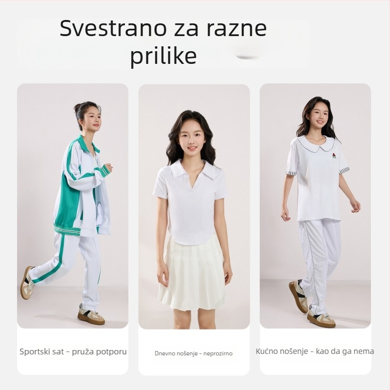 Bežični grudnjak za tinejdžerice, viskozna tkanina, puni košar, fiksne naramenice, prozračan komfor