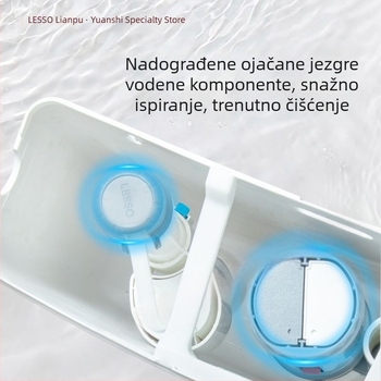 Liansu spremnik za ispiranje WC-a, univerzalan za kućnu kupaonicu, squat WC, velik kapacitet ispiranja, bez bušenja