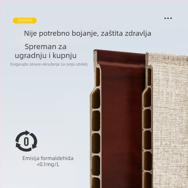 600 mm kamenoplastični integrirani zidni panel PVC, ploski brzi ugradbeni panel za vodootpornu unutarnju oblogu