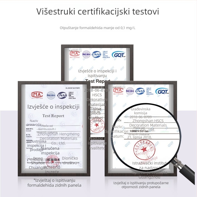 Zidni panel od bambusovih vlakana s interlock spojem – za hotele, apartmane i smještajne objekte, brza ugradnja