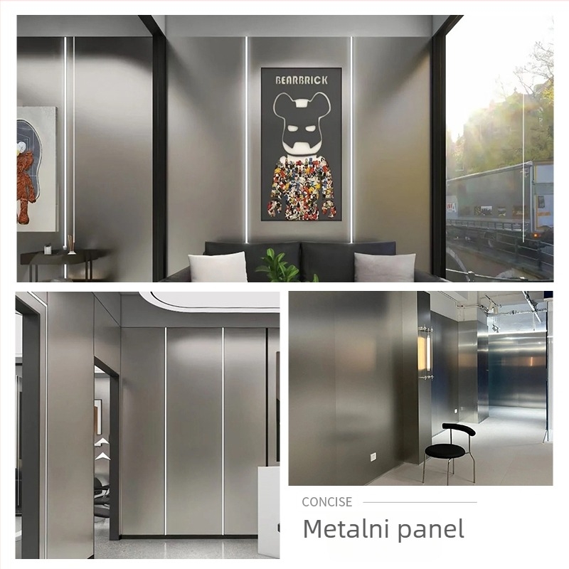 Integrirani zidni panel od vlakana bambusovog drveta, zidni panel od kameno-plastike, zidni pričvršćivački panel, samostojeći dekorativni plafonski panel, furnirana pozadina zida