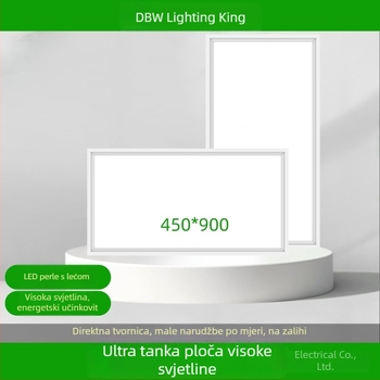 LED plosnati panel za plafon 300×450 mm / 450×900 mm, integrirani plafonski panel, ultra svijetla