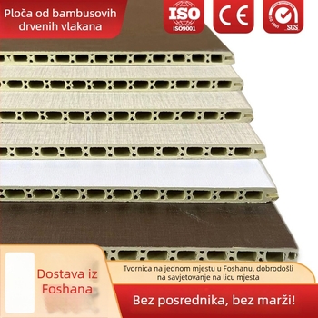 Zidni paneli od vlakana bambusa s brzim klips sustavom, dekorativni i zaštitni paneli za zid