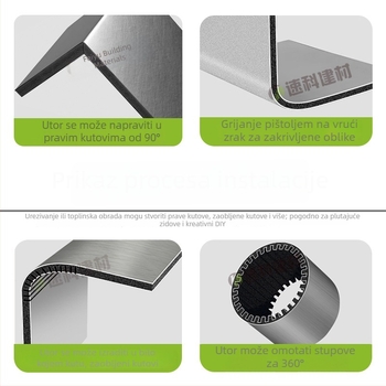 Carbon Crystal zidni i stropni paneli s furnirom u drvenoj teksturi, PVC, za luksuzne hotelske interijere