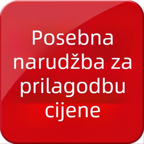 Tijelo brave s logom, šablona baterije, cilindar brave, gateway dodaci i etiketa PCB ploče za sigurnosnu protukradnu bravu
