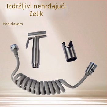 Set tuša za bidet i toaletu, sprej za čišćenje kupaonice, 304 nehrđajući čelik