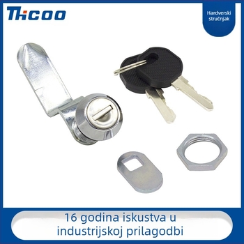 Sco cilindrični cilindar zaključavanja od cinkovog legura, okretni jezič, za poštanski sandučić, metalni ormar, arhivski ormar i industrijski ormar, model A6204