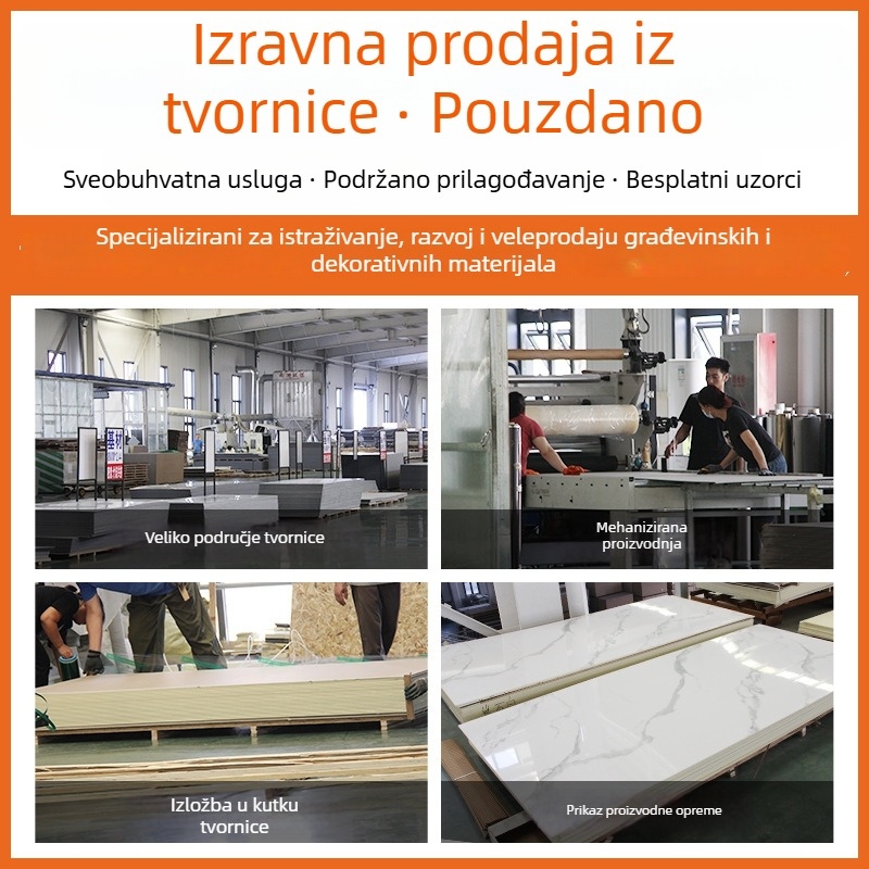Integrirani zidni paneli od bambusovih vlakana, dekorativne obloge za samostalnu montažu, paneli od vlaknastih ploča s drvenim furnirom