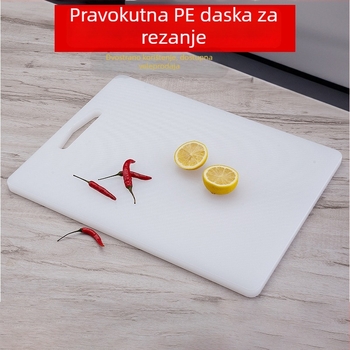 PE plastična daska za rezanje s protukliznom površinom, kuhinja – za tijesto, voće i meso