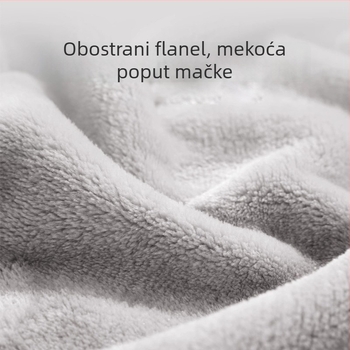 Jushuan flanel deka za kauč — jesen-zima, debela i topla, jacquard uzorak, jednobojna, deka za odmor u uredu