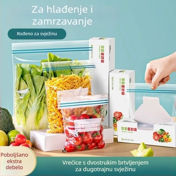 Debljane vrećice za čuvanje svježine, samouzavarujuće plastične vrećice za hladnjak