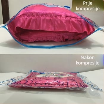 Vakuumska kompresijska vreća za pohranu pokrivača i jakni od perja te plišanih igračaka — debela, prašini otporna usisna vreća