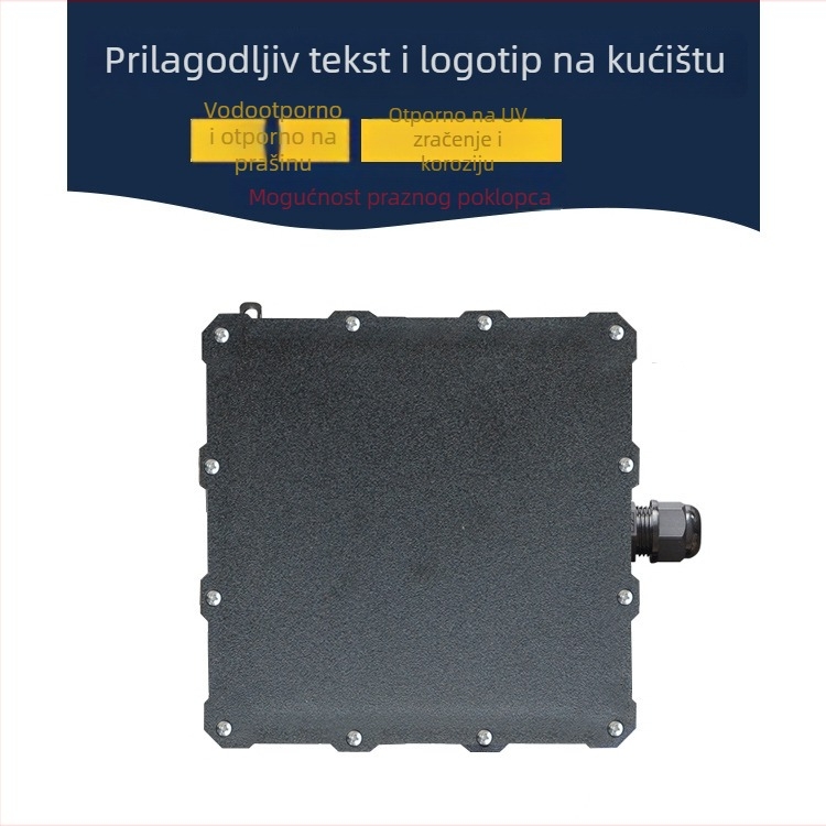 Vanjska vodootporna kutija za spojeve, plastična, za podzemnu upotrebu, s terminalima