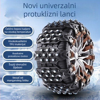 Univerzalne gumene anti-klizne lančane za gume za automobile i SUV