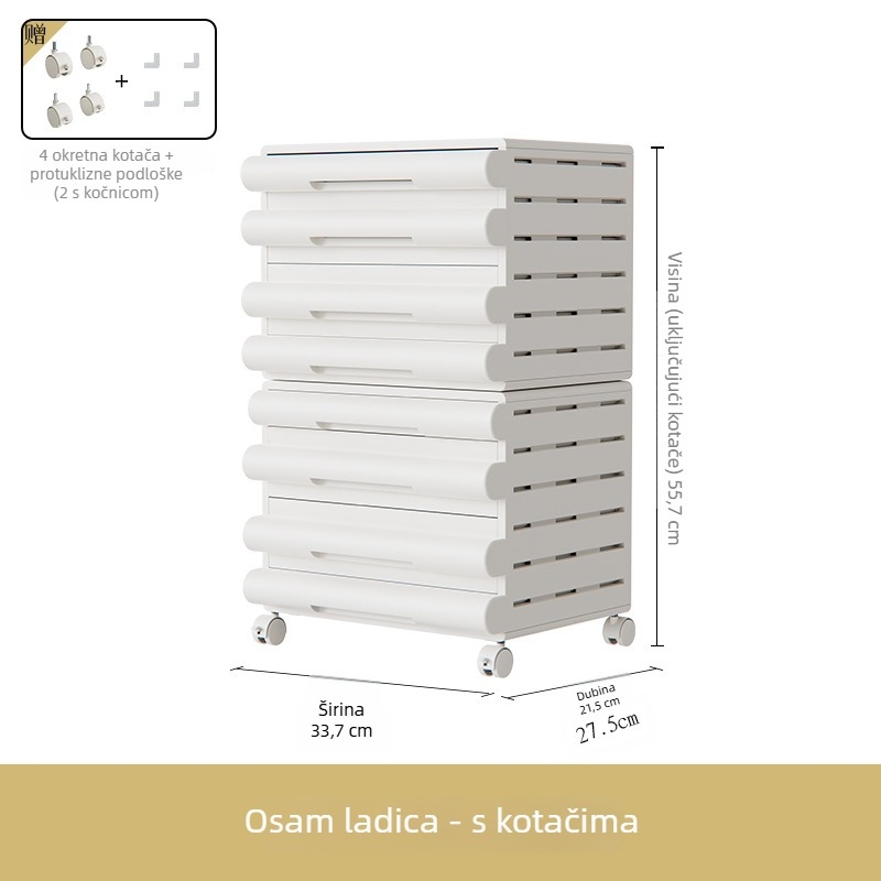 Izvlačni organizator za dokumente ispod stola, organizator za A4 dokumente i CD spremnik