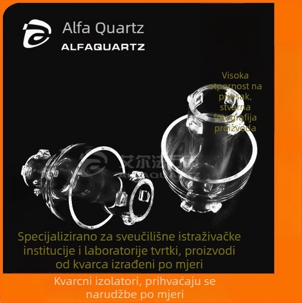 Izolator od kvarcnog stakla i izolacijski reaktor za visokotemperaturne, visokočiste poluvodiče