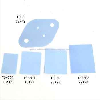 Izolacijski silikonski list za TO-220/TO-3P/TO-247 tranzistore i MOSFET-ove