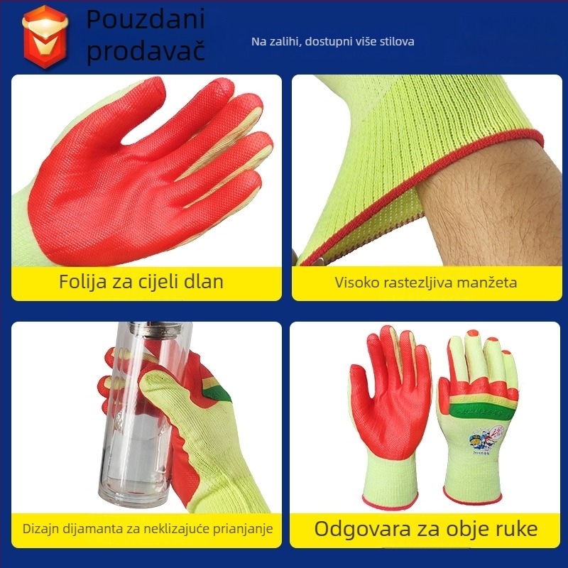 Altair rukavice za gradilište - debele, otporne na habanje, protuklizne, otporne na ulje