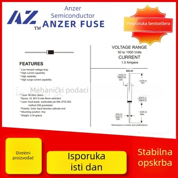 ANZER 1N4007M71A1000V DO-41 rek­tifikacijska dioda, brzo oporavak, silicijska