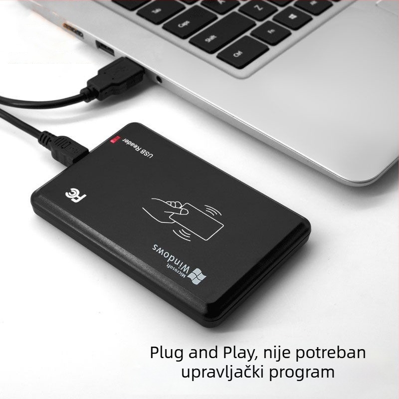 IC/ID dvostruko frekvencijski RFID čitač kartica za pristup, USB, NFC bez upravljačkog programa