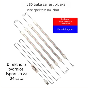 LED svjetlo za rast biljaka – integrirana LED cijevna svjetiljka za staklenik, uzgoj sadnica, sukulenti i povrća