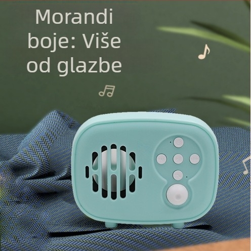 Retro Bluetooth zvučnik, mini prijenosni stolni bežični audio za kućnu upotrebu