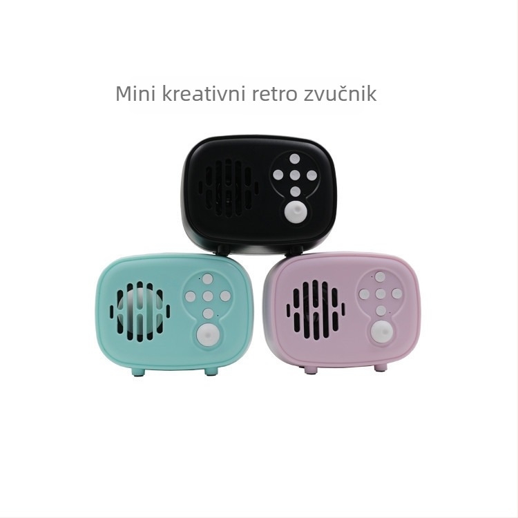Retro Bluetooth zvučnik, mini prijenosni stolni bežični audio za kućnu upotrebu