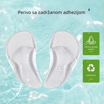 Silikonska potpora luka stopala - prozirna protuklizna uložak, ortopedska podrška luka za muškarce i žene