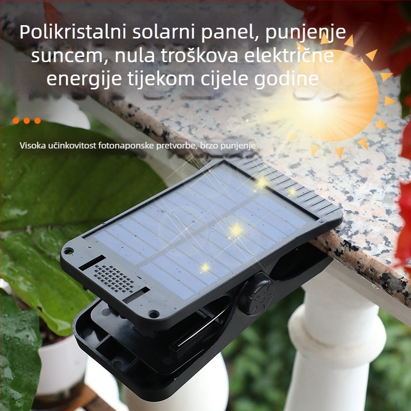 Solarna zidna svjetiljka sa senzorom pokreta, vodootporna za vanjsku upotrebu