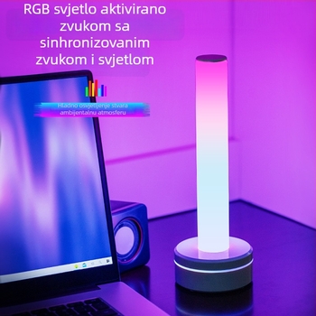 Kreativna glasovno upravljana RGB ambijentalna stolna lampa s glazbom i USB noćnim svjetlom