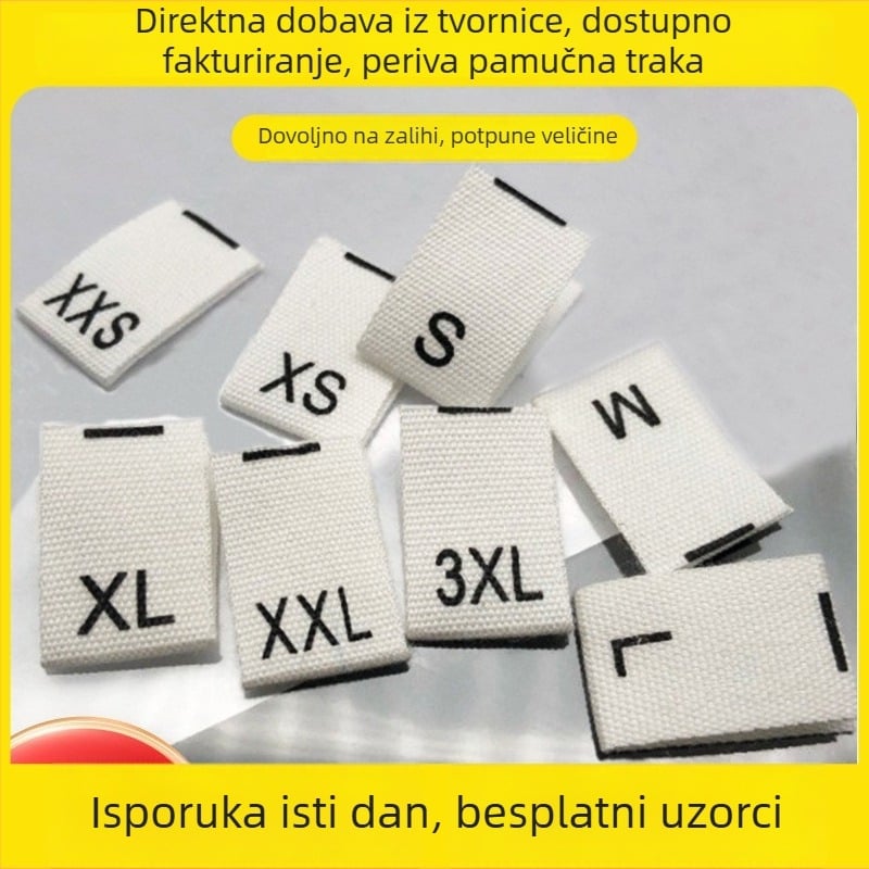 Dječja odjeća od opranog pamuka sa sitotiskom, bež etiketa za pranje, dostupne veličine