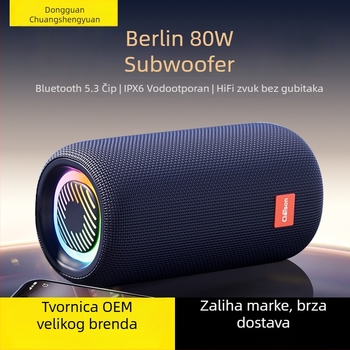 Claison T65 Bluetooth zvučnik – kompaktnog dizajna, prijenosan za vanjsku upotrebu, snažan zvuk i bas, pogodan za automobil