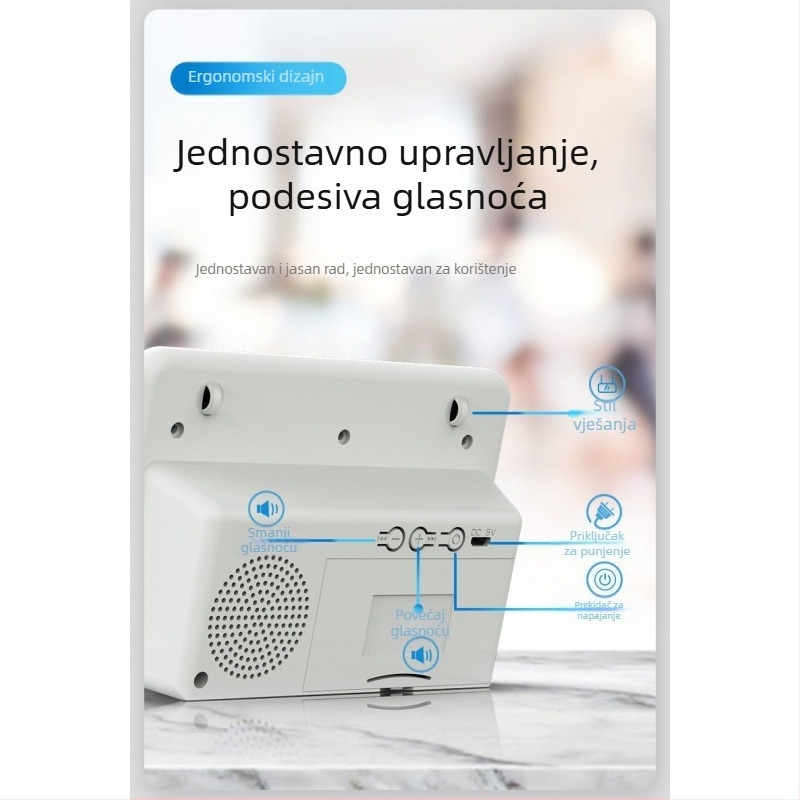 Bluetooth zvučnik s glasovnim najavama plaćanja putem QR koda i plaćanja Alipay