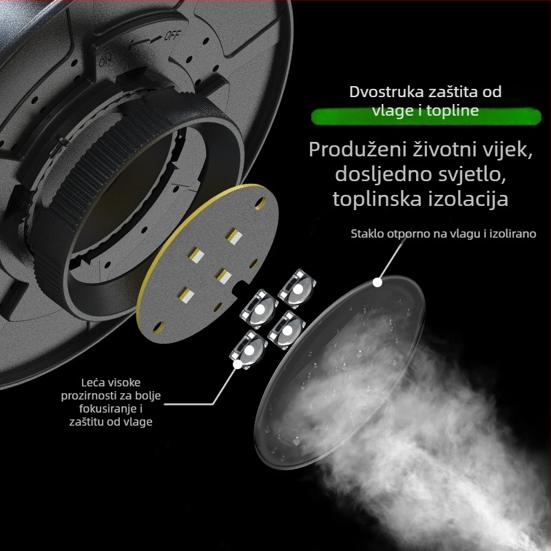 Ponovno napajljiva LED svjetlost za rast biljaka, za mikro pejzaž u bočici s mahovinom, s punim spektrom