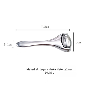Metalni masažni valjak za oči za nanošenje kreme za oči – masažni štapić za lice