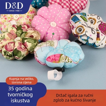 D&D šivaći dodaci: jastuk za igle u obliku bundeve, držač za igle i skladištenje igala