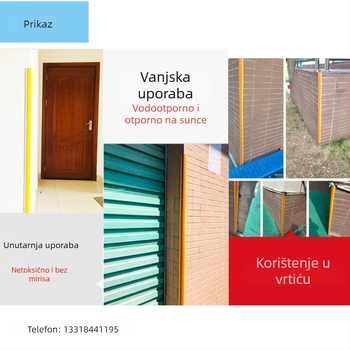 Gumeni zaštitnik za kut, plastični zaštitnik protiv udara, debeli i prošireni kutni štit, mekani zaštitni pojas za vrtić