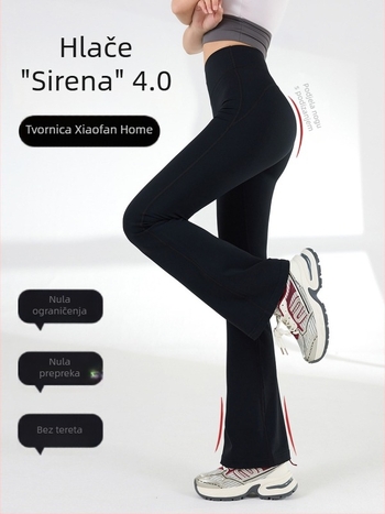 Ženske hlače s mikro-širokim krojem, lagane ljetne, visokim strukom, sportsko-opušten stil