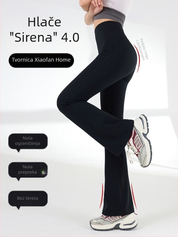 Ženske hlače s mikro-širokim krojem, lagane ljetne, visokim strukom, sportsko-opušten stil