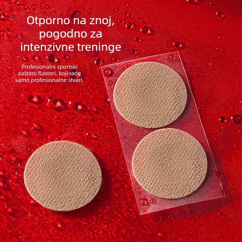 Muške zaštitne podloške za bradavice za maraton — jednokratne, lagane, prozračne, protivklizne, otporne na habanje