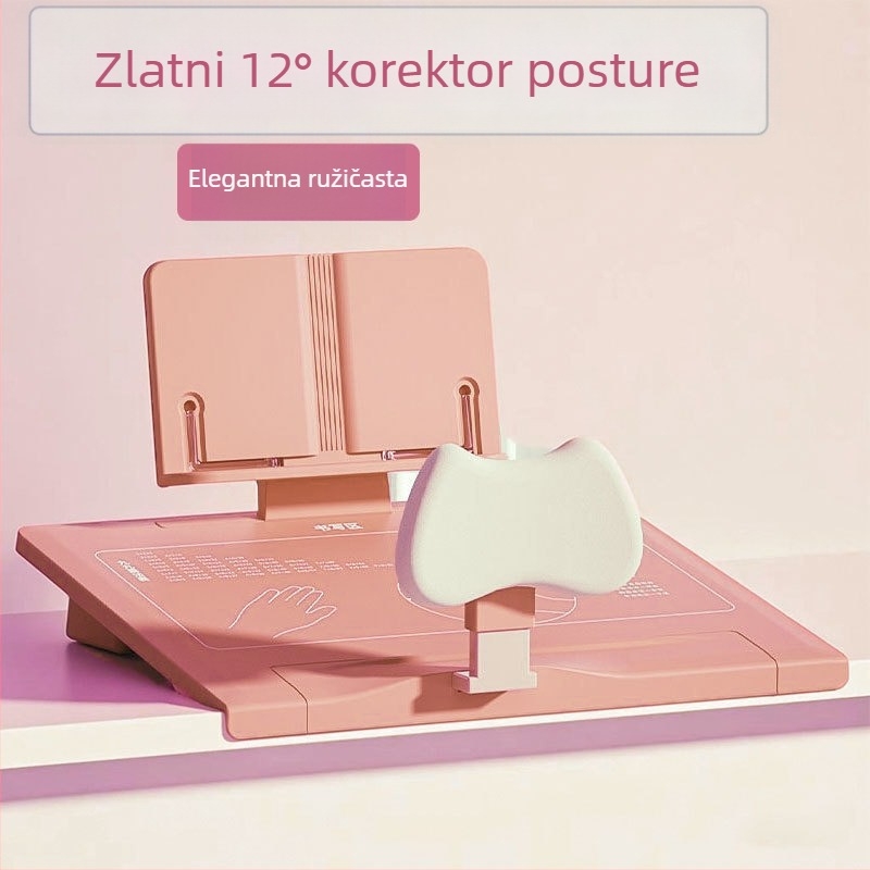 Korektor držanja tijela s nagibnim pločom za pisanje za učenike osnovne škole, stolni pisaći stol