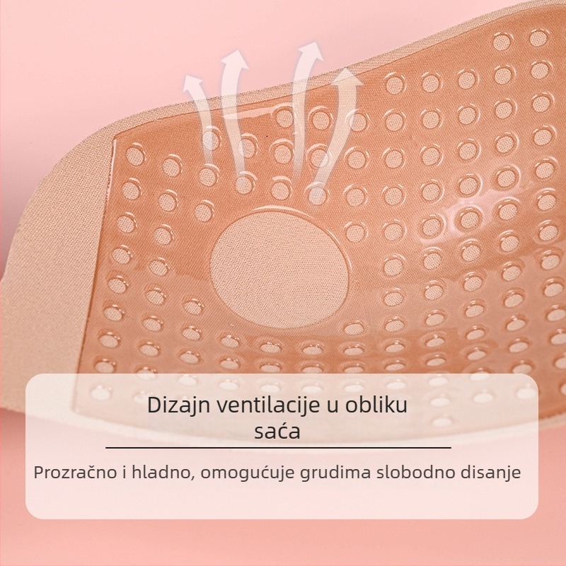 Krila nevidljiva naljepnica za grudi, protuklizna, push-up za male grudi, bez šavova, prozračna, za vjenčanicu