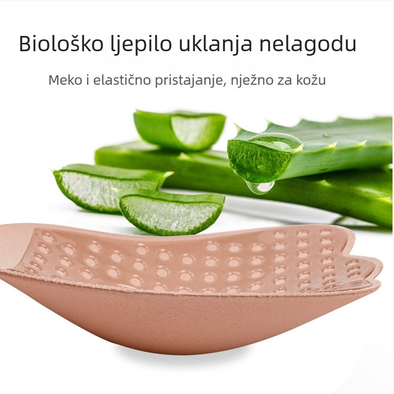 Krila nevidljiva naljepnica za grudi, protuklizna, push-up za male grudi, bez šavova, prozračna, za vjenčanicu
