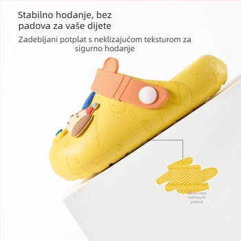 Nidobear 25 Dječje perforirane sandale za proljeće–ljeto, s protukliznom mekanom sole, za unutarnju i vanjsku uporabu, za dječake i djevojčice