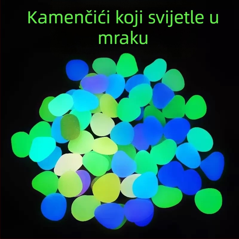 Šareni svjetleći kameni za akvarij – dekor za kornjače i ribe