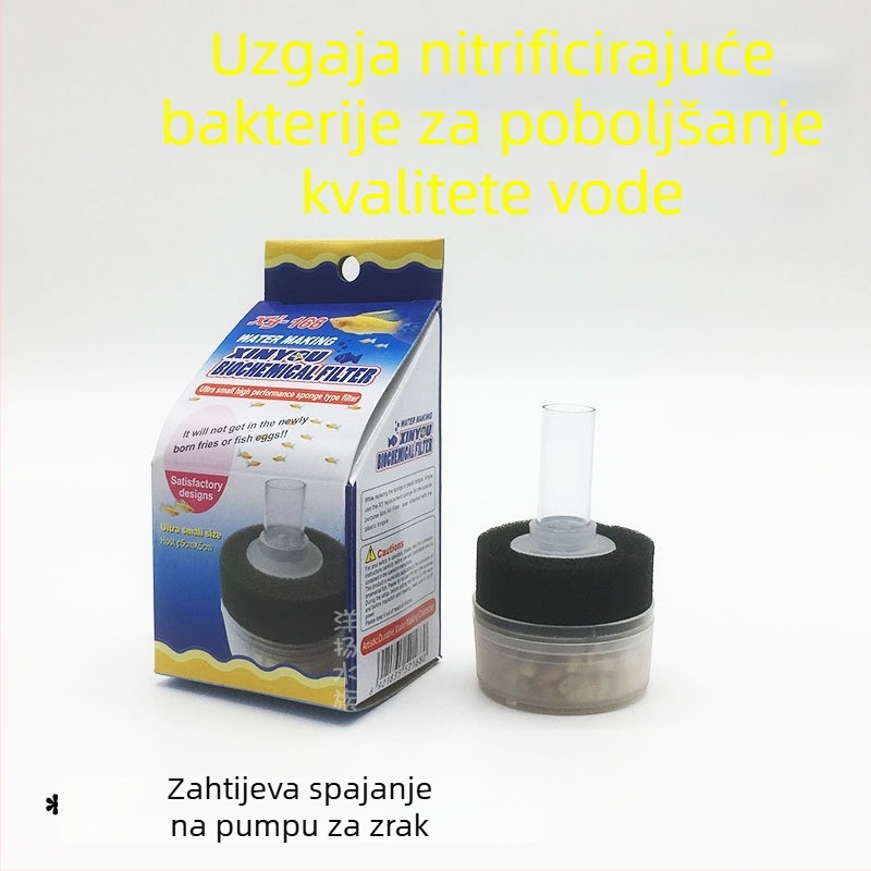 Xinyou XY168 Mini akvarij s filtrom i aeriranim kamnom s pijeskom glavom za mali akvarij