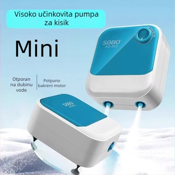 Novi oksigenator za akvarij, kompakta ultra-tihi pumpa za kućnu upotrebu